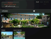Tablet Screenshot of pole-immobilier-provence-luberon.com